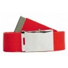 Lærredsbælte - Rødt