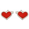 Dalaco manchetknapper - Røde hjerter