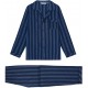 Ambassador flonels pyjamas - Blåstribet