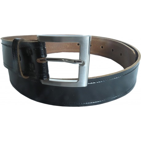 Sort læderbælte