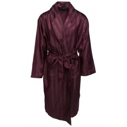 NY Ambassador satinmorgenkåbe - Bordeaux