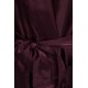 NY Ambassador satinmorgenkåbe - Bordeaux