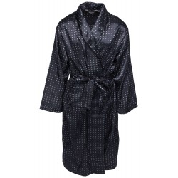 NY Ambassador satinmorgenkåbe - Prikket