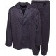 NY Ambassador satin pyjamas - Navy