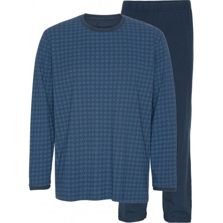 Ambassador jersey pyjamas - Blåmønstret